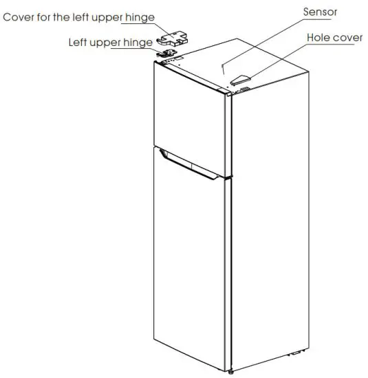 Midea MDRT645MTF46 Refrigerator Top Freezer - Door Right Left Change 7