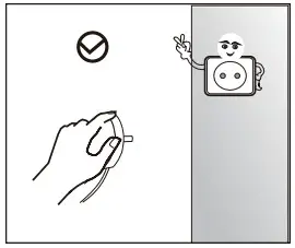 Midea MDRT645MTF46 Refrigerator Top Freezer - Electricity related warnings