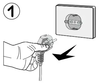 Midea MDRT645MTF46 Refrigerator Top Freezer - Please take out the plug before removal