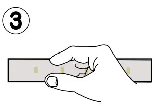 Midea MDRT645MTF46 Refrigerator Top Freezer - Take down the lamp panel