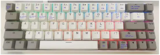 FL-ESPORTS F12 68 Keys Three Mode wireless Mechanical Keyboard 1