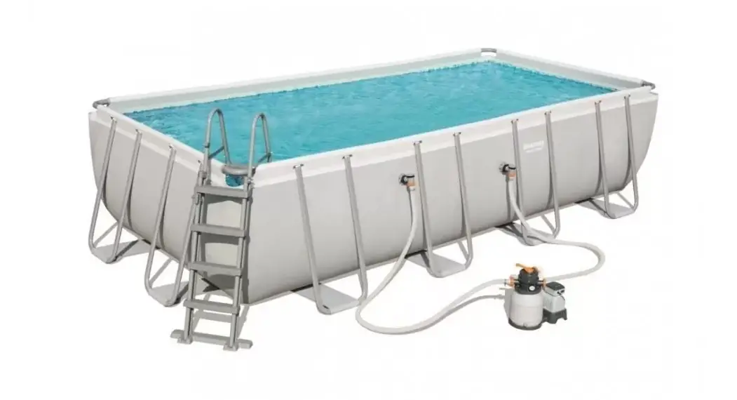Bestway 10319994 Power Steel Square 549x274x122cm Incl. Sand Filter System Instruction Manual Bestway 10319994 Power Steel Square 549x274x122cm Incl. Sand Filter System Instruction Manual