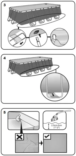 Bestway 10319994 Power Steel Square 549x274x122cm incl - INSTALLATION2