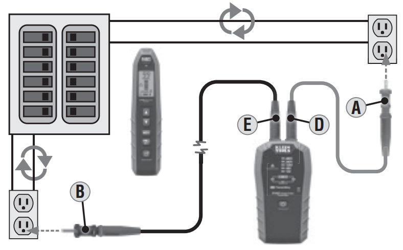 KLEIN TOOLS ET450 Advanced Circuit Tracer Kit - REMOTE GROUND