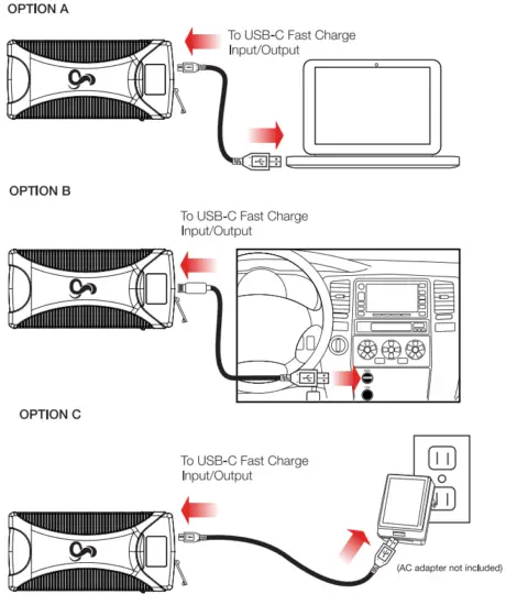 Cobra CPJS 1000A Lithium Ion Jump Starter and Power Bank with Fast Charge USB - fig1