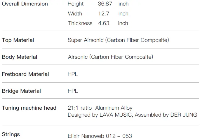 XPIX B098TPQJJL L2 Lava Me 2 Carbon Fiber Guitar with Effects 36 Inch Acoustic Electric-16