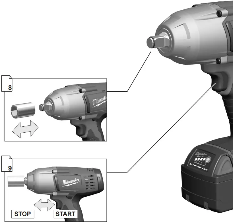 milwaukee HD18 HIWF Cordless Impact Wrench-fig1