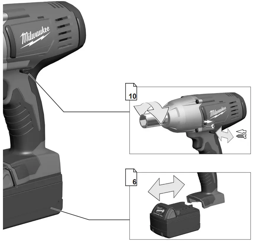 milwaukee HD18 HIWF Cordless Impact Wrench-fig2