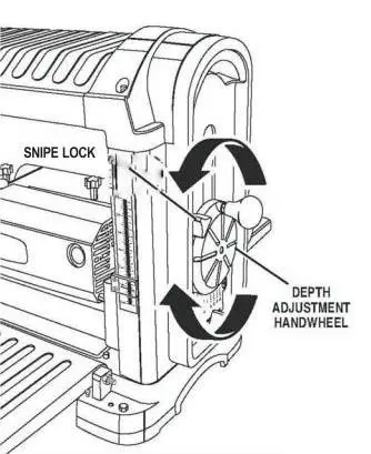 CUTECH 40200H CT 13 Inch Spiral Cutterhead Planer - ADJUSTMENTS 2