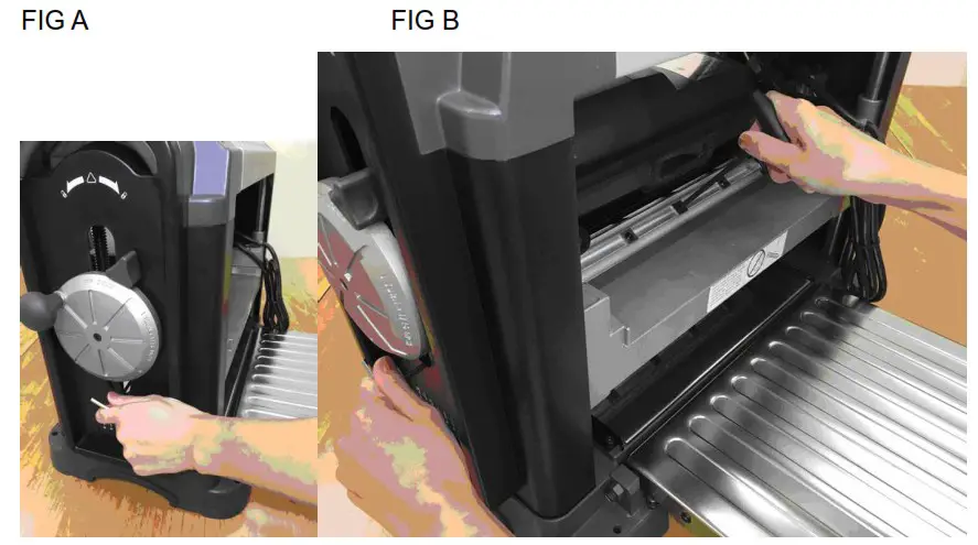 CUTECH 40200H CT 13 Inch Spiral Cutterhead Planer - ADJUSTMENTS 4
