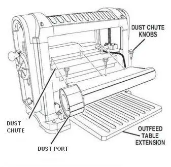 CUTECH 40200H CT 13 Inch Spiral Cutterhead Planer - ASSEMBLY 2