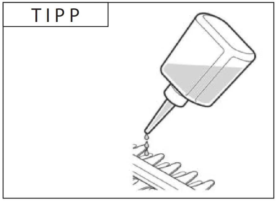 Gude GHS 690 L Electric Hedge Trimmer - Operation1