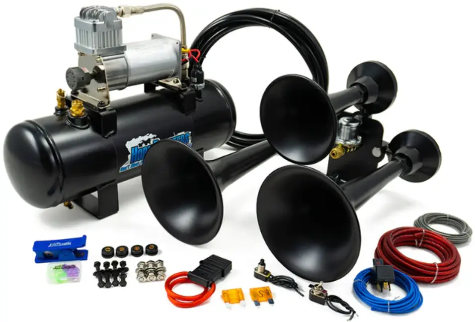 HornBlasters HK-C3B-228H Outlaw 228H Train Horn Kit