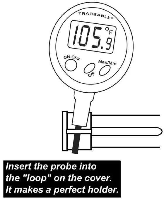 Traceable Lolipop Shockproof Waterproof Thermometer - THERMOMETAR