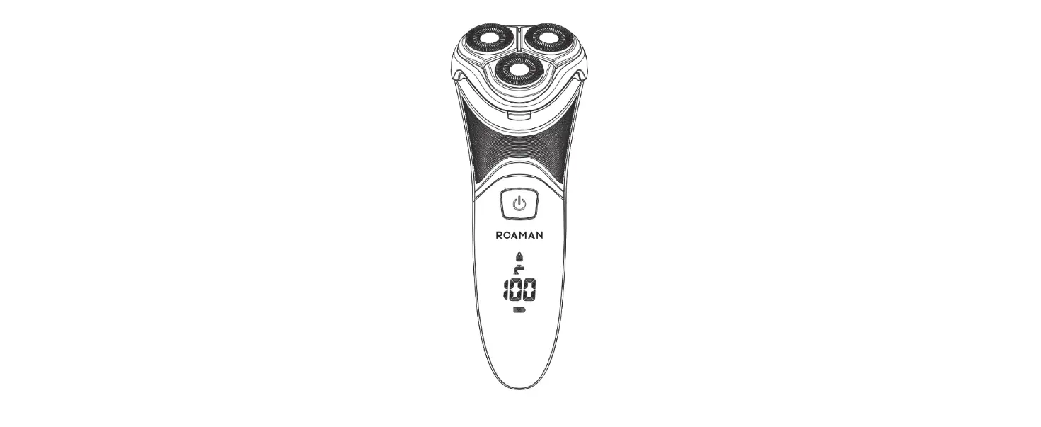 Roaman Rms8101 Ipx7 Electric Razor Shaver User Manual Roaman Rms8101 Ipx7 Electric Razor Shaver User Manual