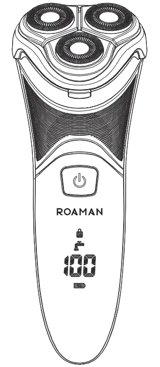 ROAMAN-RMS8101-IPX7-Electric-Razor-Shaver-product