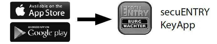 BURG WACHTER SECUENTRY ENTRY 7711 Keypad PIN 10