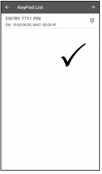 BURG WACHTER SECUENTRY ENTRY 7711 Keypad PIN 18