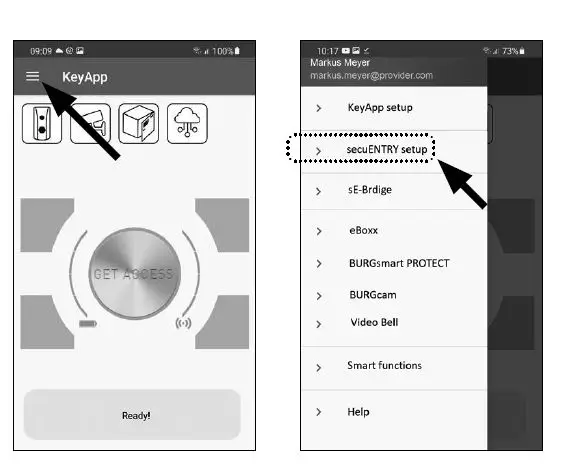 BURG WACHTER SECUENTRY ENTRY 7711 Keypad PIN 19