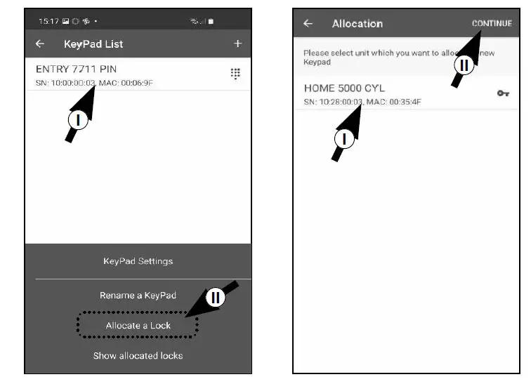 BURG WACHTER SECUENTRY ENTRY 7711 Keypad PIN 21