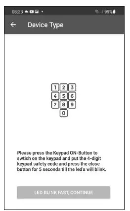 BURG WACHTER SECUENTRY ENTRY 7711 Keypad PIN 22