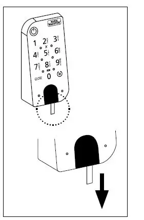 BURG WACHTER SECUENTRY ENTRY 7711 Keypad PIN 23