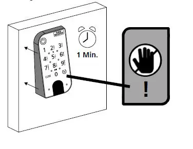 BURG WACHTER SECUENTRY ENTRY 7711 Keypad PIN 41