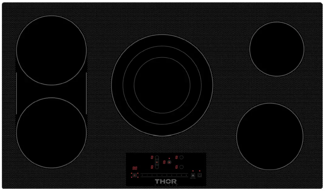 THOR KITCHEN TEC36 36-Inch Professional Electric Cooktop