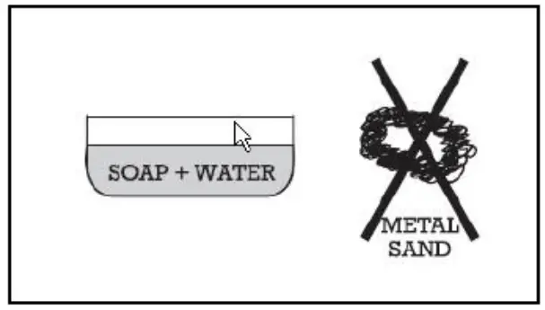 Cleaning instruction