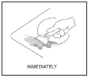 Cleaning instruction