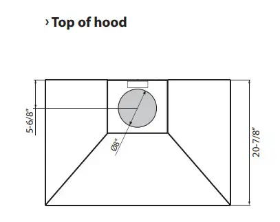 XOV36KSE XOV Series 36 Inch Wall Mount Ducted Hood - fig 14