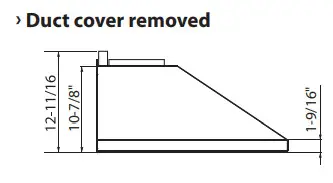 XOV36KSE XOV Series 36 Inch Wall Mount Ducted Hood - fig 15
