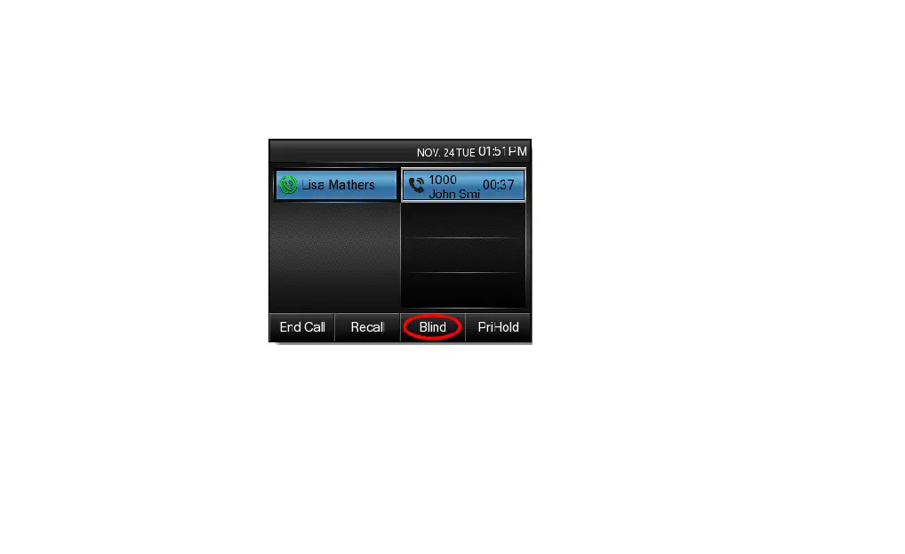 Transferring A Call On A Panasonic Kx-utg 200b®