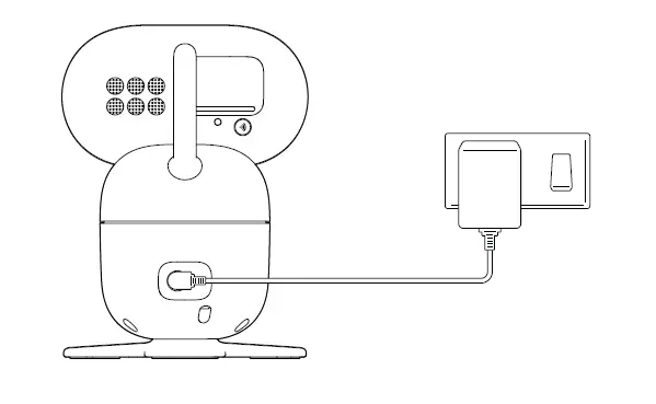 motorola PIP1010 WiFi HD Motorized Video Baby Camera fig 2