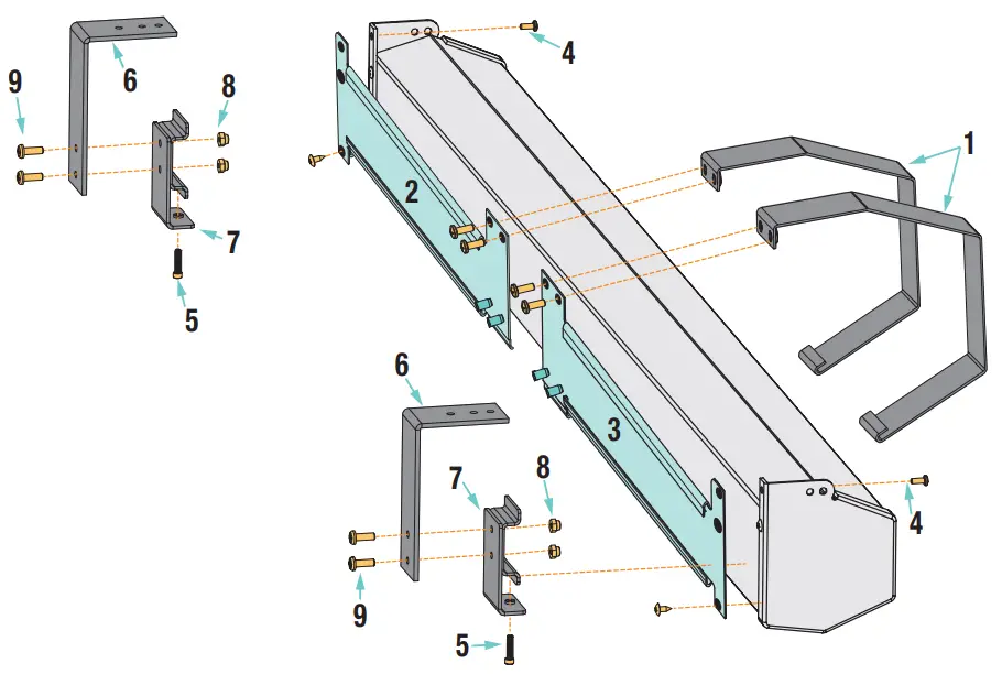 DRAPER Targa Floating Mounting Brackets -