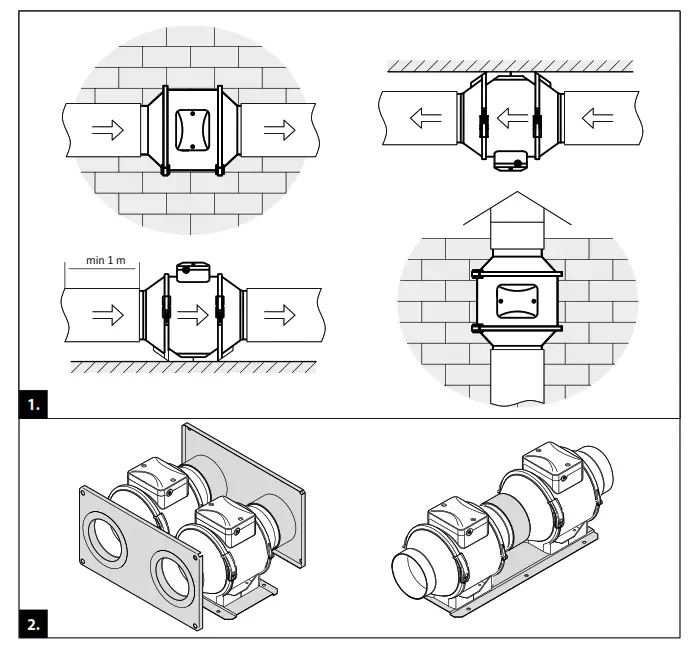 VENTS TT 100 Centrifugal Inline Fan - fig