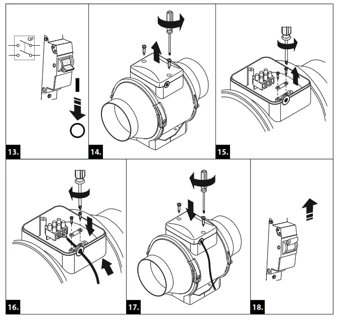 VENTS TT 100 Centrifugal Inline Fan - fig5