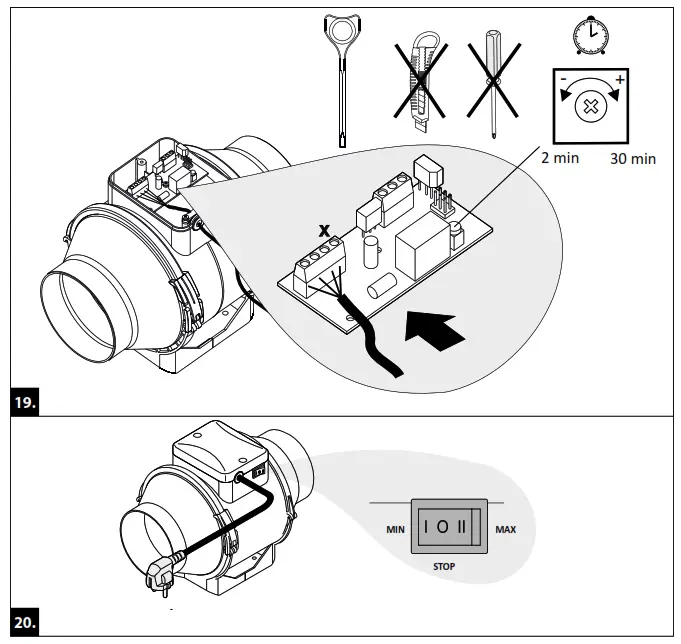 VENTS TT 100 Centrifugal Inline Fan - fig6