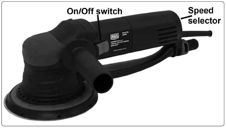 SEALEY-OS600-Random-Orbital-Sander-fig3