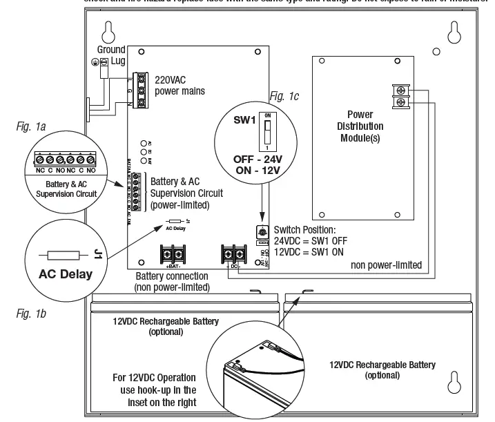 Altronix AL600X220 Series AL600X220 Power Supply Charger 1