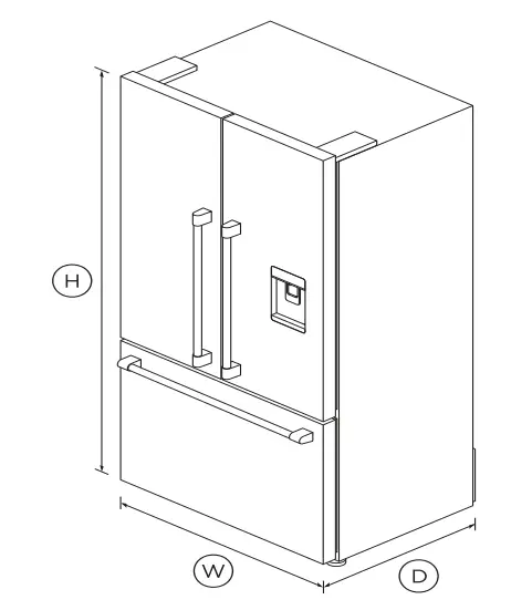 FISHER-PAYKEL-RF201ACUSX1-N-Freestanding-French-Door-Refrigerator-Freezer-36-Inch-20-1-cu-ft-Ice-&-Water-FIG-1