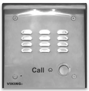 VIKING ELECTRONICS K-1700-IP Bronze VoIP Entry Phone with Keypad - fig 19