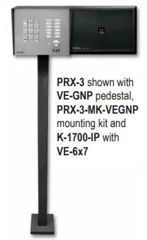 VIKING ELECTRONICS K-1700-IP Bronze VoIP Entry Phone with Keypad - fig 24