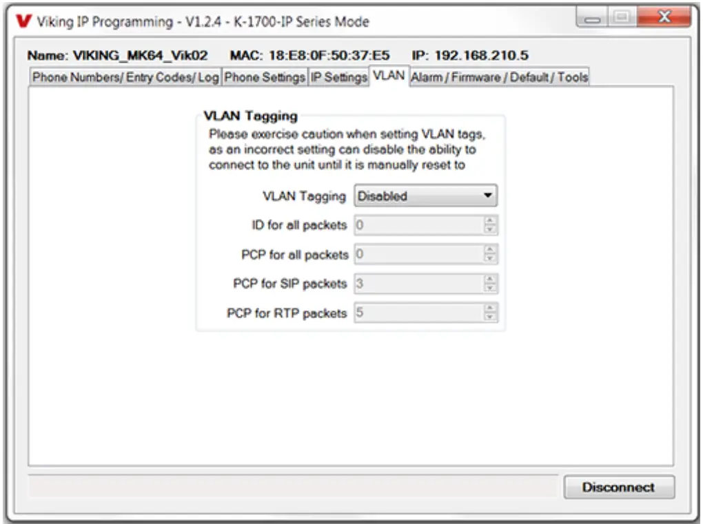 VIKING ELECTRONICS K-1700-IP Bronze VoIP Entry Phone with Keypad - fig 9