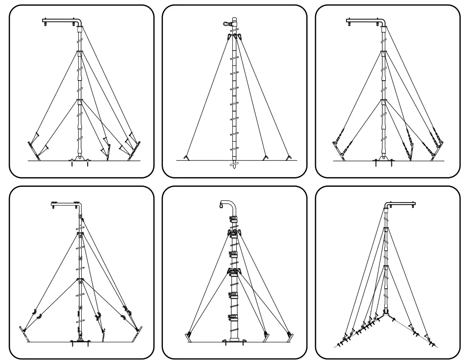 BARRET BCM90204 Base Station and Rapid Deployment Masts