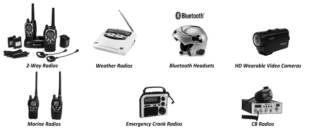Midland LXT500VP3 4-Pack Two Way Radio-4