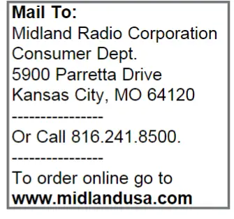 Midland LXT500VP3 4-Pack Two Way Radio-7