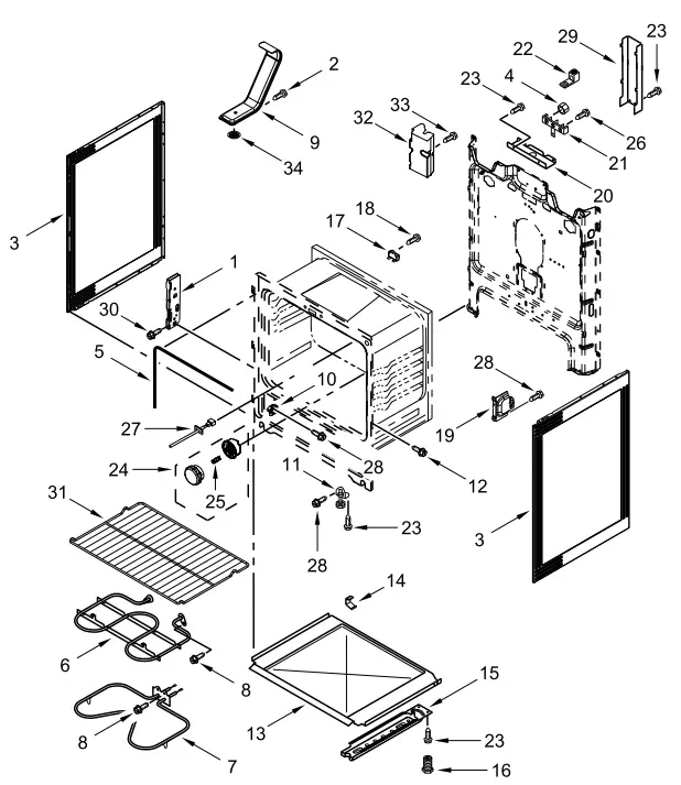 Whirlpool WFE505W0HB3 30 Freestanding Electric Range-3