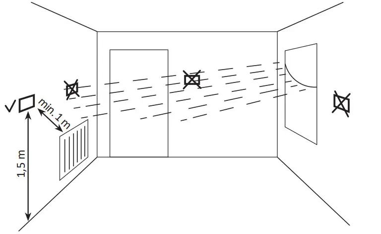 AURATON Libra Room Thermostat - Figure 1