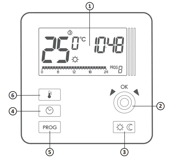 AURATON Libra Room Thermostat - Figure 2